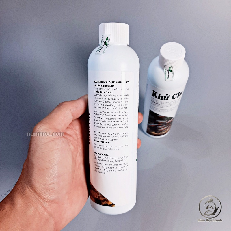 Khử CLO  || Dung Dịch KHỬ NHANH CLO Nước Máy - Khử Clo Nước Mới Cho Hồ Cá Cảnh, Thủy Sinh