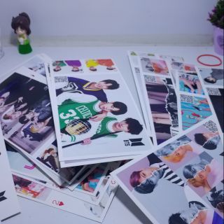 Bookmark bts 27 thiệp bts 54 quân bài tây bts