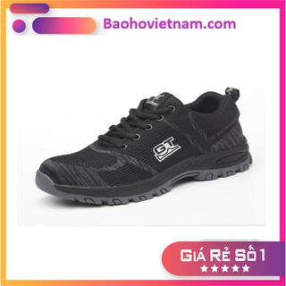 Giày bảo hộ lao động dáng thể thao siêu thoáng 118 Đen nhập khẩu chính hãng