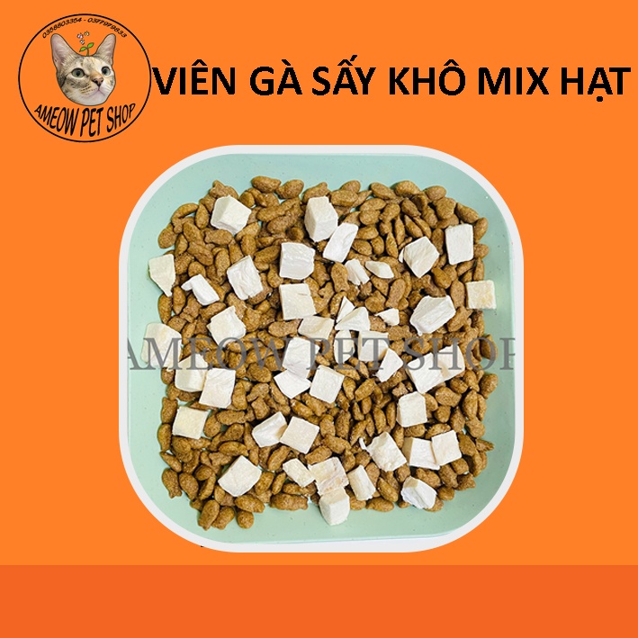 GÀ VIÊN SẤY KHÔ MIX HẠT CHO MÈO