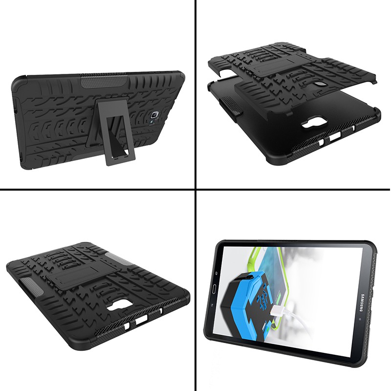 Ốp Lưng Silicone Chống Sốc Có Giá Đỡ Cho Samsung Galaxy Tab A 10.1 2016 Sm-T580 T585 T587