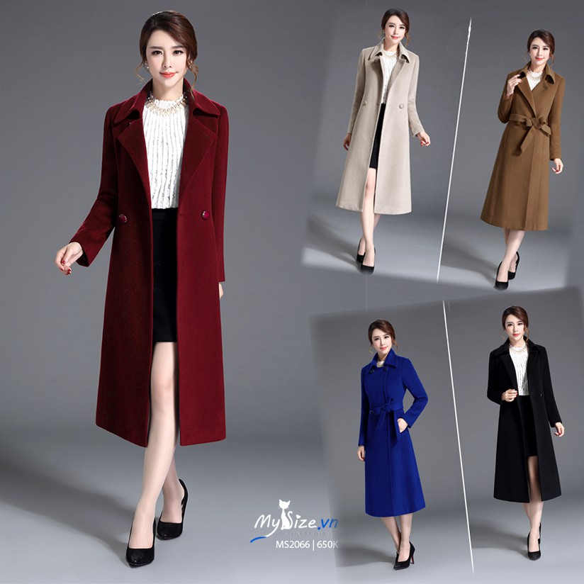 Áo măng tô dạ dáng dài MS2066 - Mysize.vn