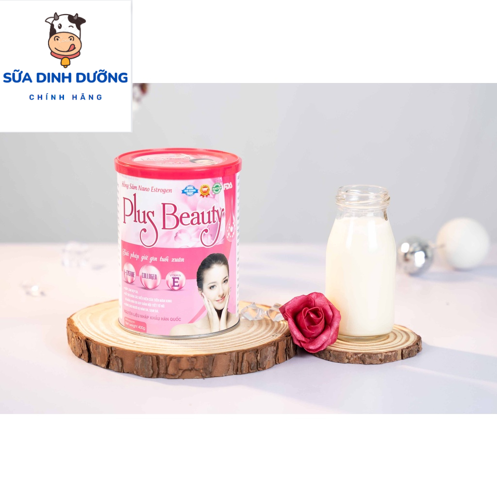 Tăng vòng 1, sữa Plus Beauty bổ sung Collagen, Đẹp da, Mờ nám, Chống lão hóa, Rụng tóc