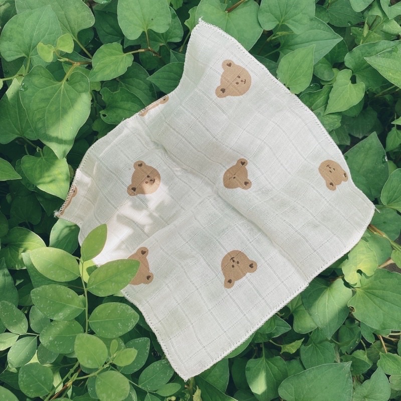 Set 10 khăn sữa xô sợ tre cho bé