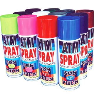 Sơn phun (sơn xịt) ATM, TV - đủ màu - sỉ, buôn giá tốt