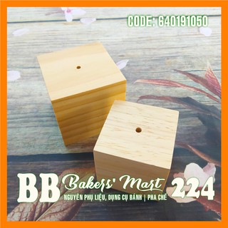 Cục đế gỗ cắm dù - Size NHỎ 5cm - 1 cục