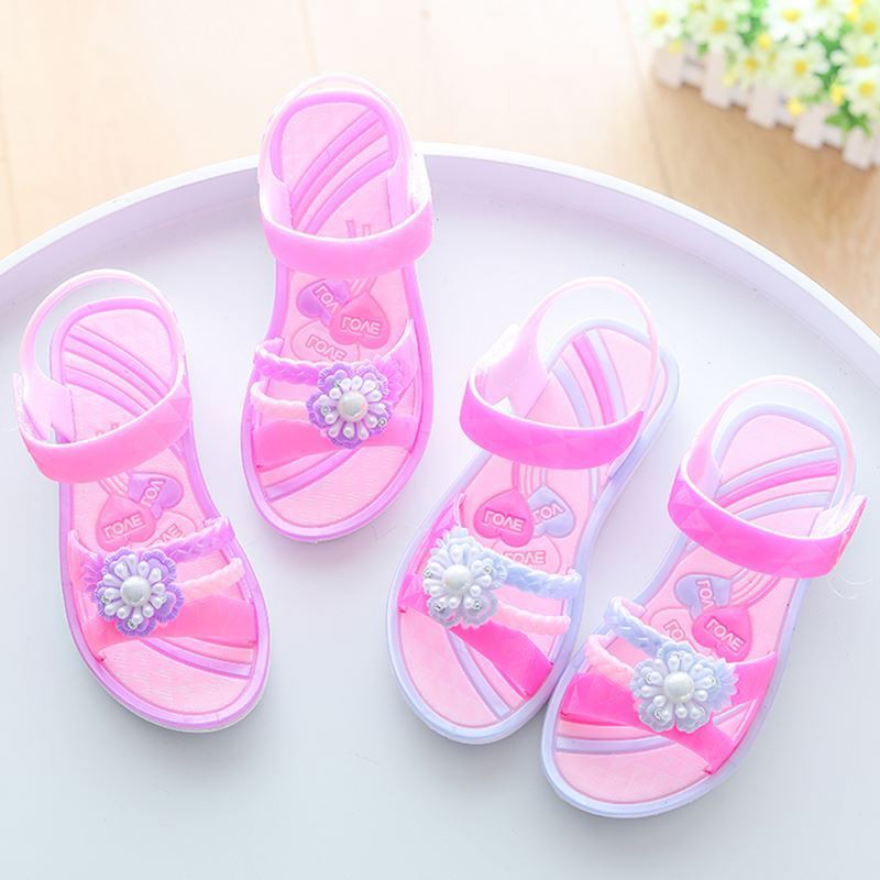 (NY024)Sandal bé gái kiểu dáng Hàn Quốc đơn giản nhã nhặn