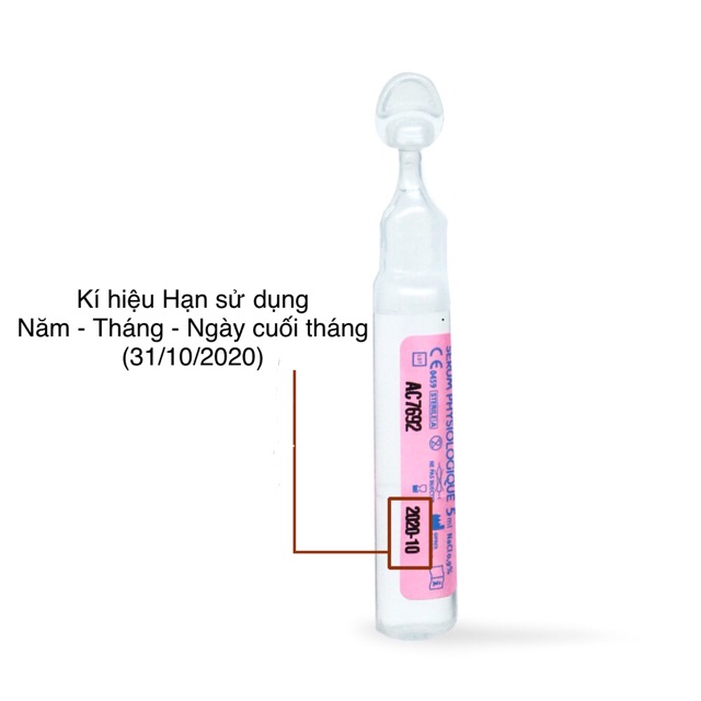 Nước muối sinh lý tép hồng ,Vàng , Xanh Gifrer Pháp