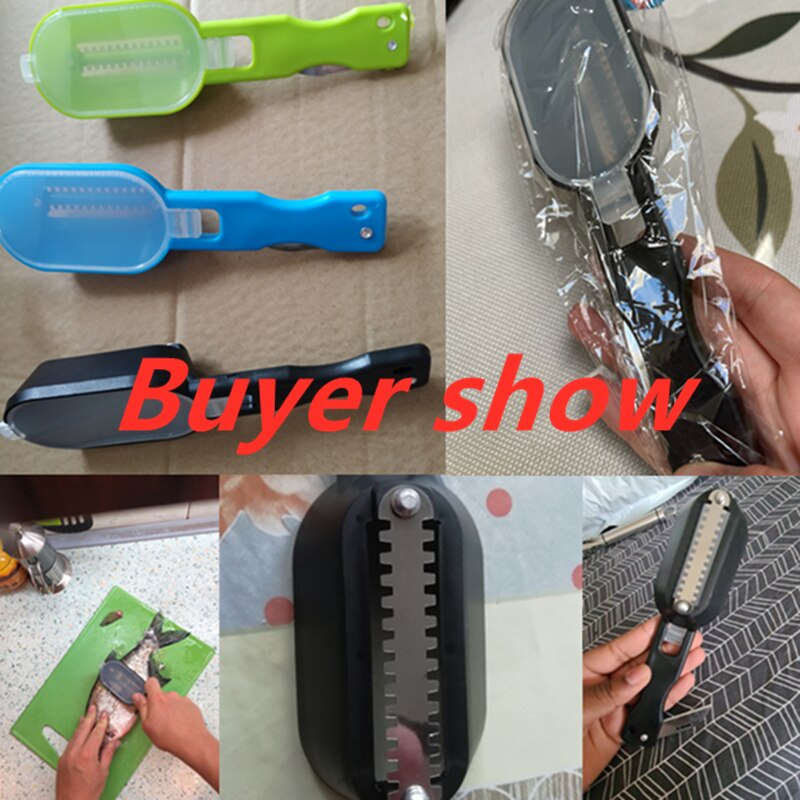 Dụng Cụ Làm Sạch Vảy Cá Nhanh Chóng Tiện Lợi Dành Cho Nhà Bếp