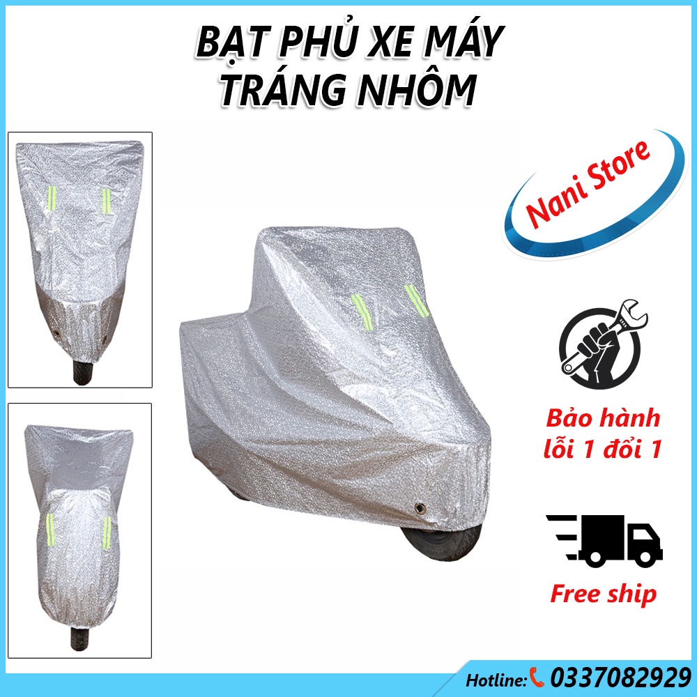 Bạt Phủ Xe Máy Vải Dù Cao Cấp - Áo Trùm Xe Máy Có Chun 2 Đầu Che Nắng, Mưa Giữ Xe Luôn Như Mới,bảo hành 1 đổi 1 z