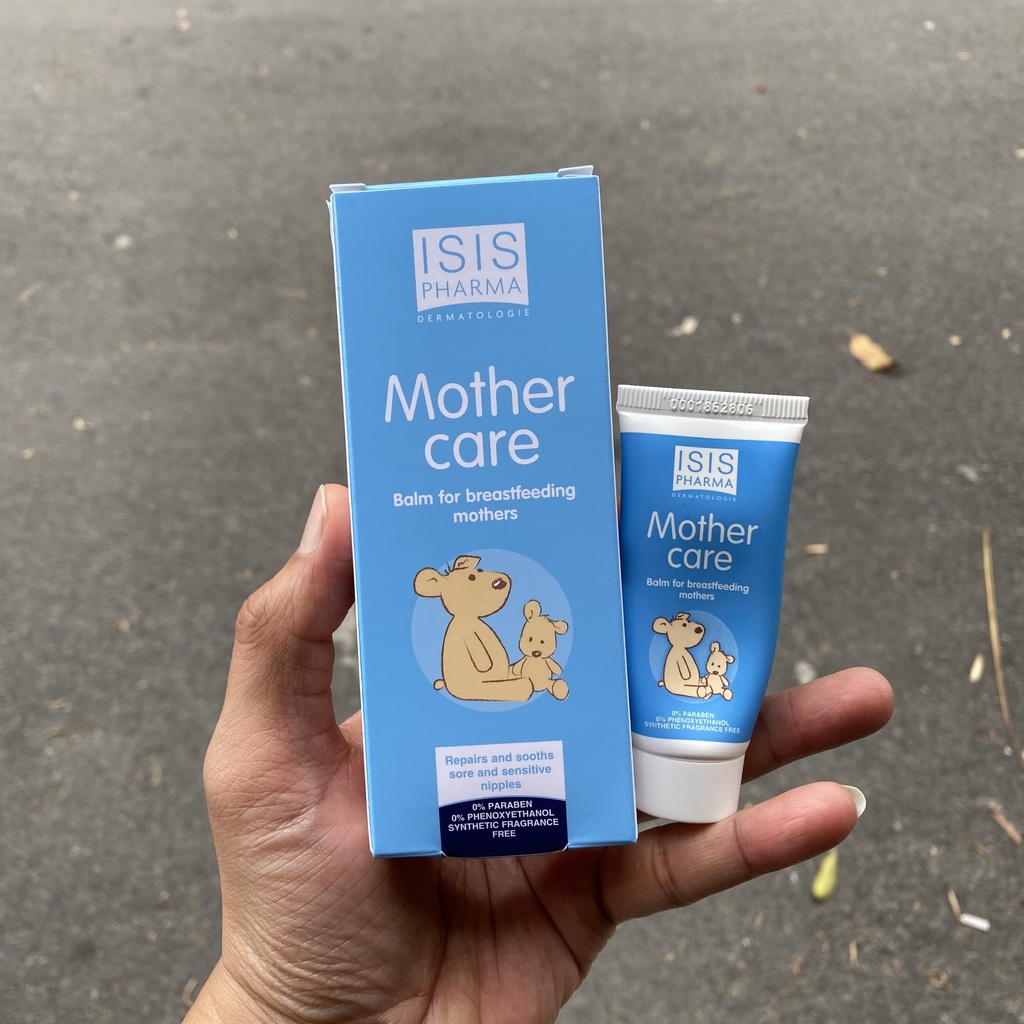 kem hỗ trợ giảm khô môi, chàm môi, nứt núm đầu ti ISIS Pharma Mother Care 15ml