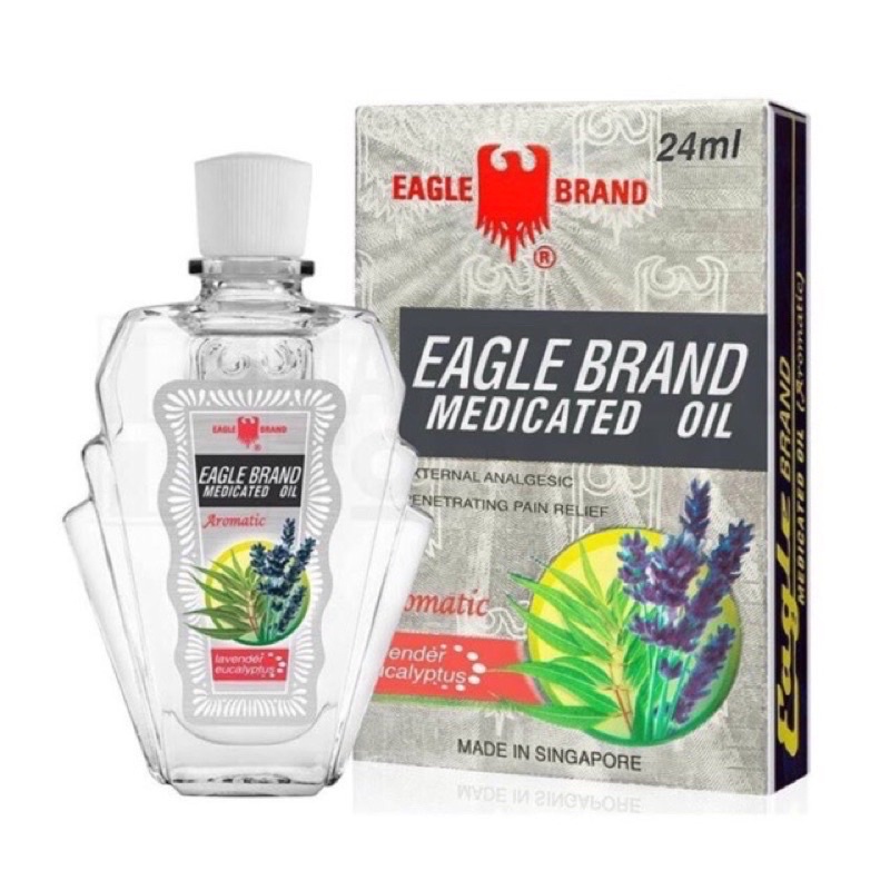 Dầu gió xanh Con Ó Eagle Singapore 24ml ~ 36ml