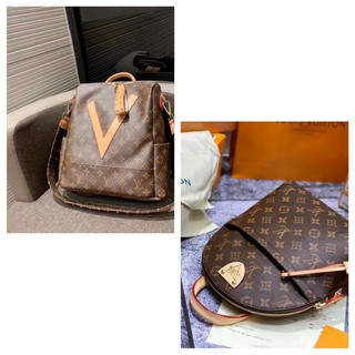 Balo lv hàng sps chữ V sz A4 và Balo Lv hến sz21 sps fullbox