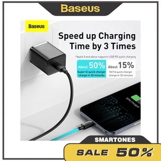 Củ sạc nhanh Baseus Super Si PD 20W cho iPhone 12 iPhone 13