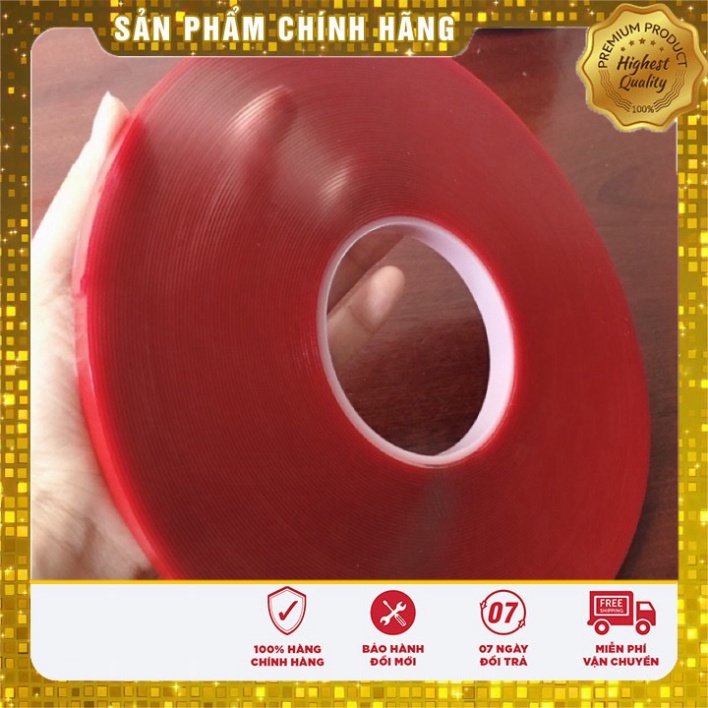 Keo trong 2 mặt siêu dính