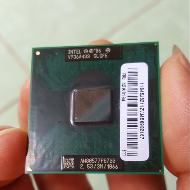 cpu laptop core 2 duo P8700