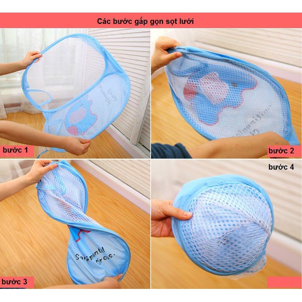 SỌT LƯỚI ĐỰNG ĐỒ GẤP GỌN ĐA NĂNG