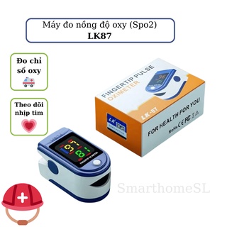 Máy đo nồng độ oxy pulse oximeter nồng độ oxy trong máu (Spo2), đo nhịp tim. Đo thông số chuẩn, nhanh gọn. BH 5 năm.
