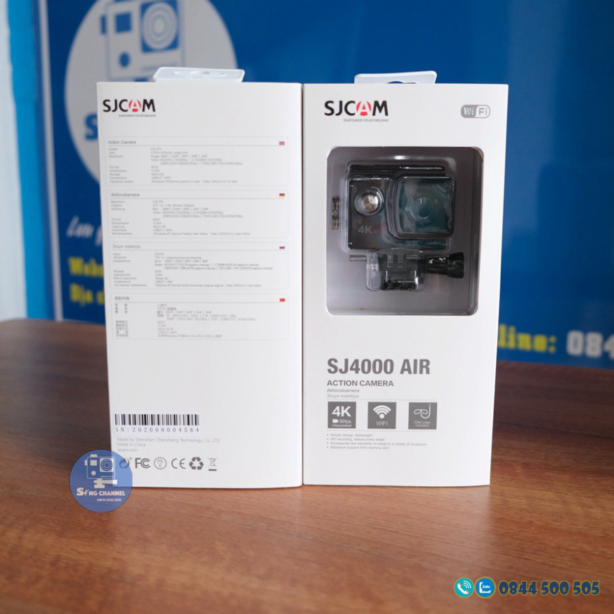 CAMERA SJCAM SJ4000 AIR 4K WIFI- Tặng Kèm 01 Pin 1050 mah.