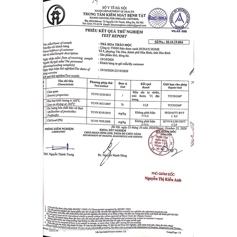 Trà hoa mix thảo mộc Huna's Home - ngủ ngon, mát gan, thanh lọc cơ thể, giúp giảm stress sau giờ làm việc căng thẳng