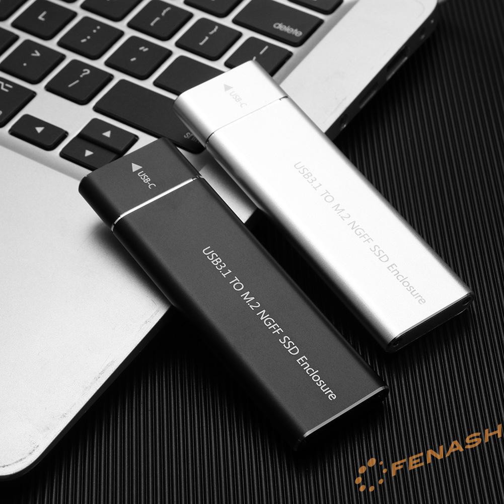 Hộp Đựng Ổ Cứng Ssd Chuyển Đổi Usb 3.1 Gen 1 Type C Sang B Key M.2 Ssd