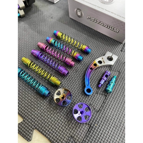 Lò xo càng thắng đũa thắng sau thông dụng nhiều dòng xe thắng đùm luôn Ắc canh titan : phân loain 8 màu