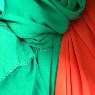 Vải lụa chiffon. Nhiều màu. Khổ 1m5