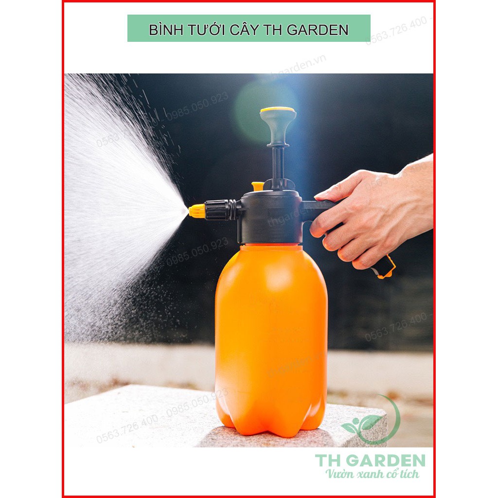 Bình Tưới Cây TH Garden - Bình Xịt Nước Tưới Cây Cảnh, Cây Hoa - Nhựa HDPE  cao cấp siêu bền