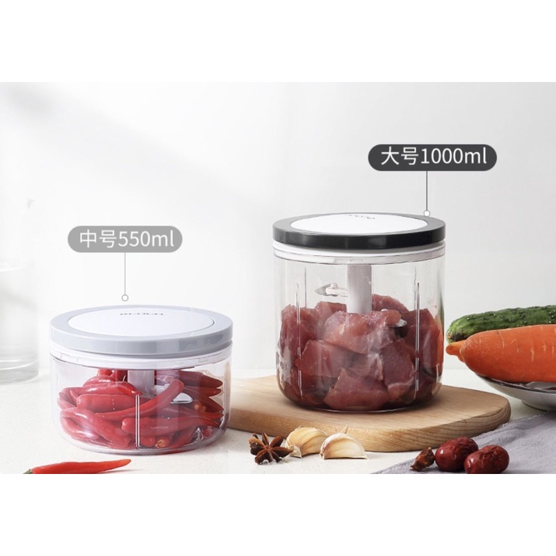 Máy Xay Cầm Tay Đa Năng ECOCO Cao Cấp Không Sử Dụng Điện, Dụng Cụ Xay Tỏi Ớt Tiện Lợi