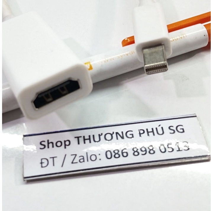 Cáp chuyển tín hiệu Mini DisplayPort (Đực) ra HDMI (Cái) - Cáp dài 20Cm
