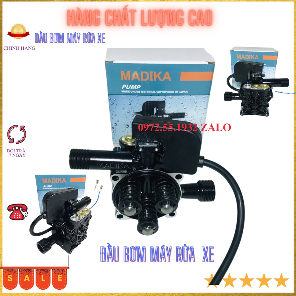 Đầu bơm máy rửa xe mini loại sịn