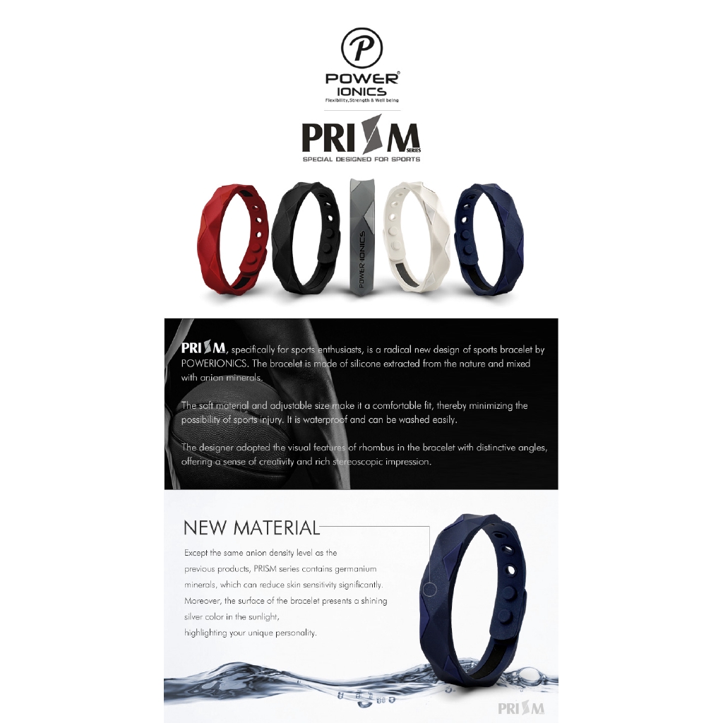 Vòng tay chăm sóc sức khỏe 2000 Ions cao cấp