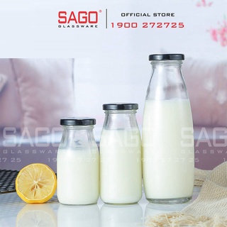 Combo 10 chai thủy tinh 200ml , 250ml , 300ml , 500ml nắp thiết | tùy chọn dung tích