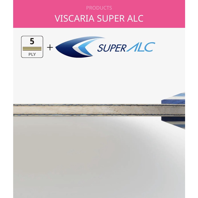 Cốt Vợt Bóng Bàn VISCARIA SUPER ALC Cao Cấp Chính Hãng Butterfly