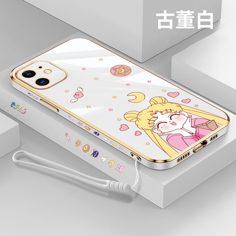 Sailor moon Ốp Điện Thoại Silicon Cạnh Silicon Hình Nhân Vật Thủy Thủ Mặt Trăng Cho Samsung A32 A52 A72 4G Samsung A21S A20S A02S A10S