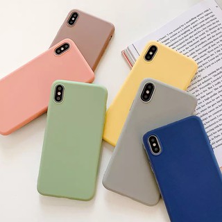 Ốp Điện Thoại Silicon Tpu Màu Kẹo Trơn Cho Iphone 6 6s 7 Plus 8 Se 2016