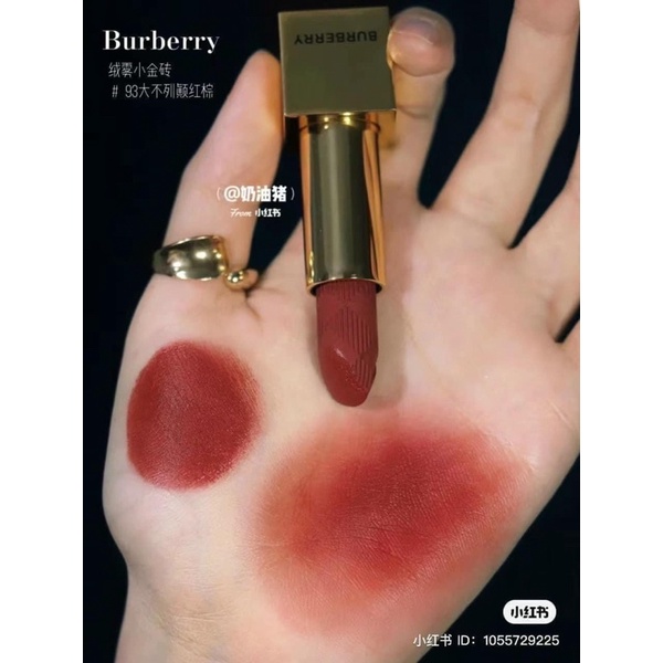 Son Burberry Kisses Matte màu 93 Russet đỏ hồng nâu