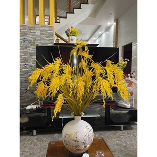 Bó 100 Bông Lúa Mạch Khô Decor Trang Trí