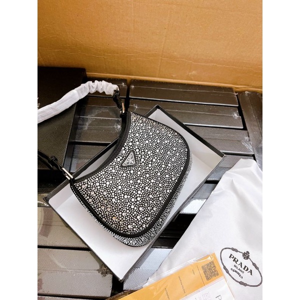 TÚI PRADA CLEO ĐÁ SUPER FULL BOX