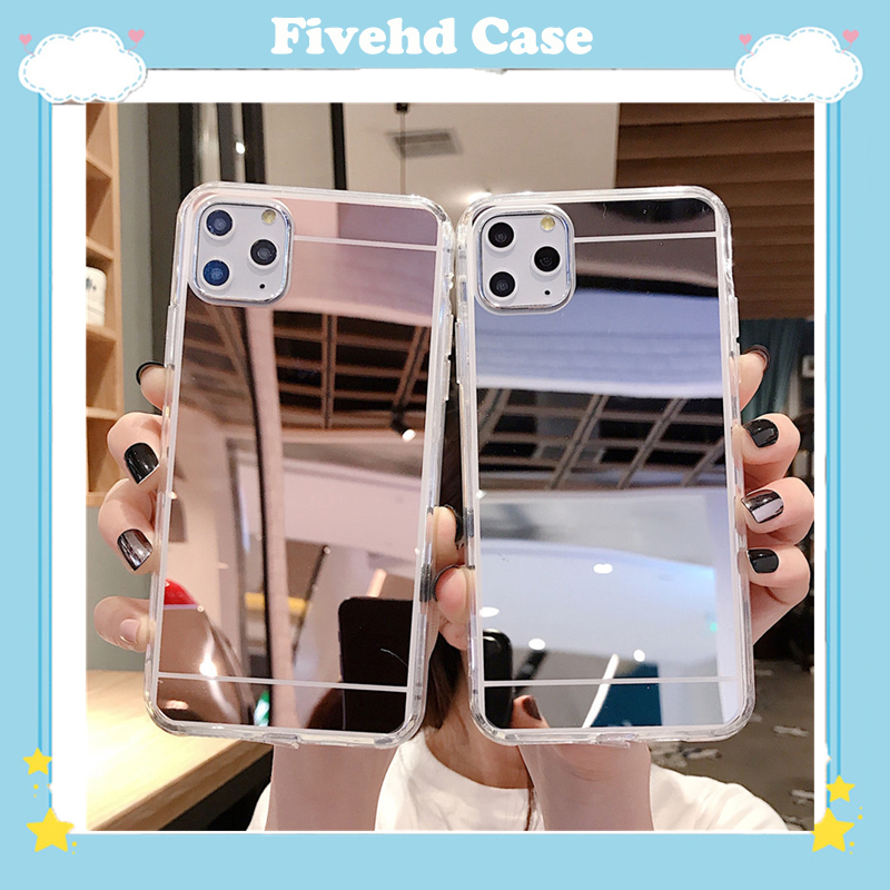 Ốp điện thoại mềm tráng gương cho Samsung Galaxy S10 S9 S8 Plus S7 S6 Edge