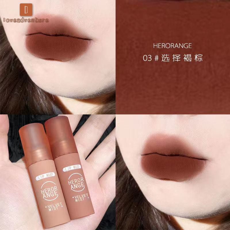 (Hàng Mới Về) Son Kem Lì Trang Điểm Lâu Trôi Không Thấm Nước Thương Hiệu Herorange | BigBuy360 - bigbuy360.vn