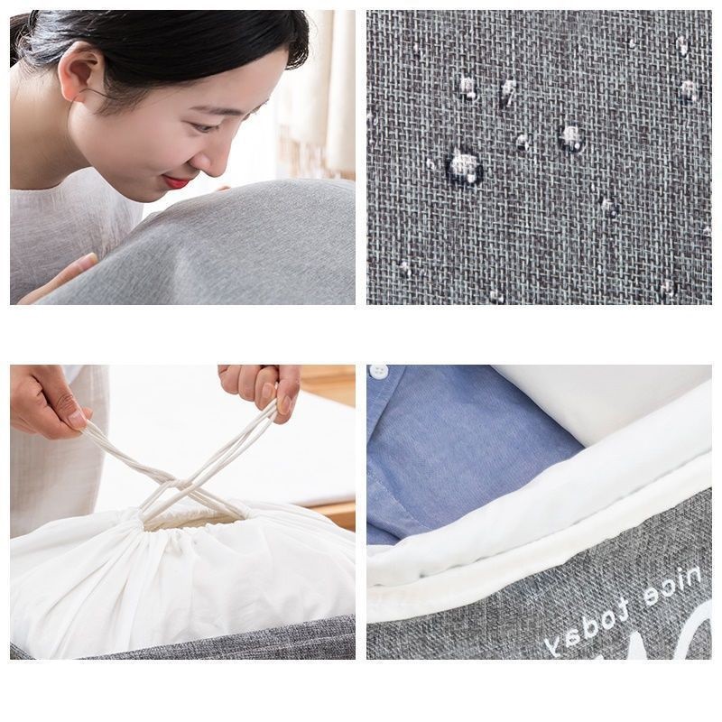 Túi đựng chăn màn, quần áo vải bố có dây rút