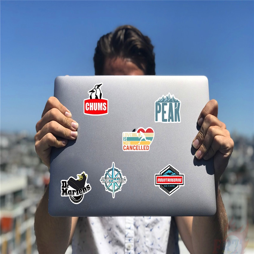 ❉ Fashion Outdoor Brand Series 01 Stickers ❉ 50Pcs/Set DIY Fashion Mixed Luggage Laptop Skateboard Doodle Stickers