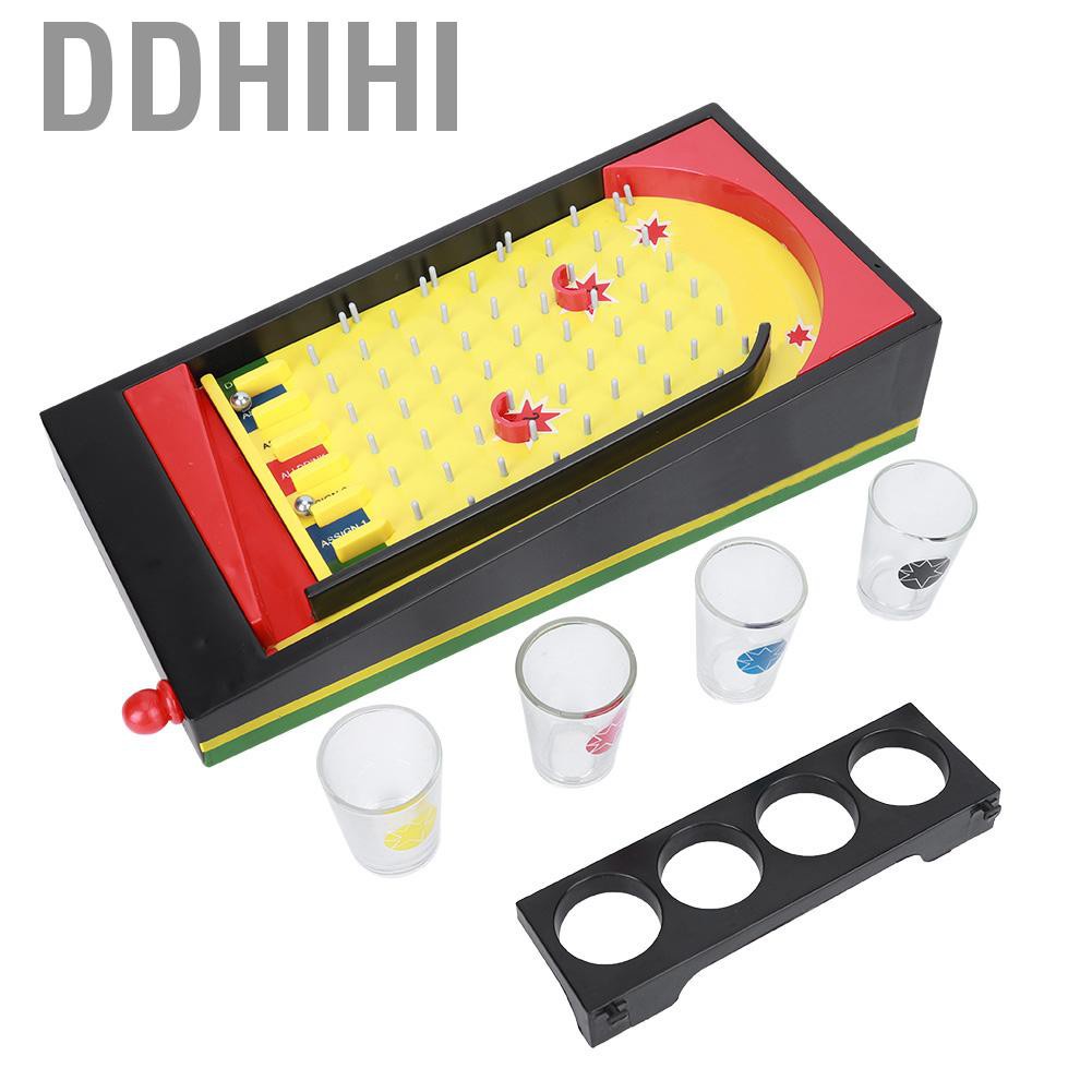 Ddhihi Plastic Adults Pinball Entertainment Drinking Game Bar Shooting Ball Wine Cup Board Toy Party Supplies