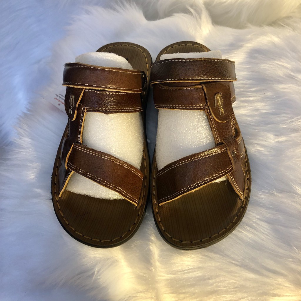 SALE Khủng Dép Da Nam Cao Cấp  Siêu rẻ Siêu Bền VN