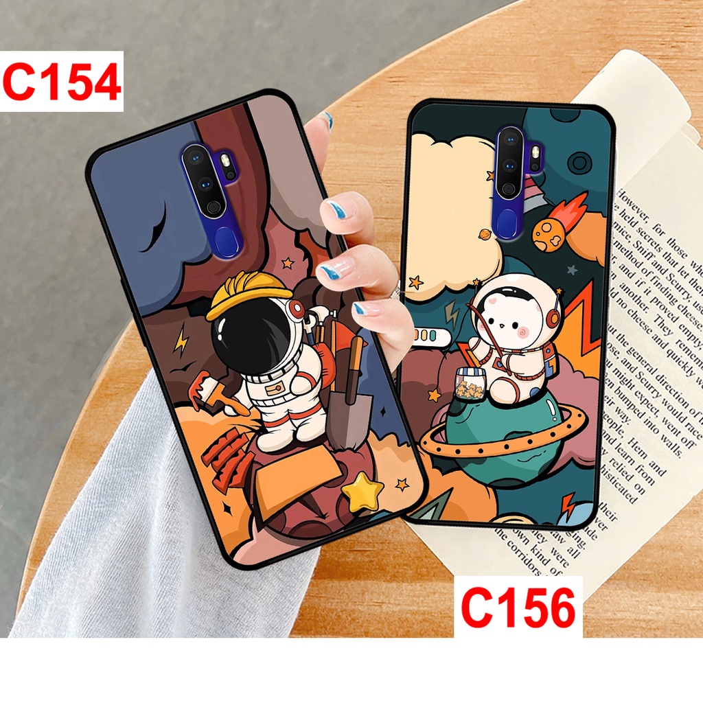 Ốp lưng Oppo A5 2020 - A9 2020 in hình vũ trụ phi hành gia siêu ngầu, cute.