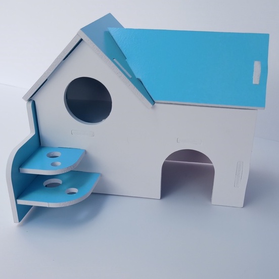 nhà ngủ cách tân cho hamster kích thước 18.5x14.5x14cm - XNTC07
