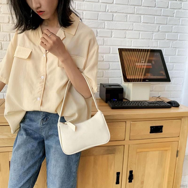 Túi Xách Tay Màu Trơn Thời Trang Vintage