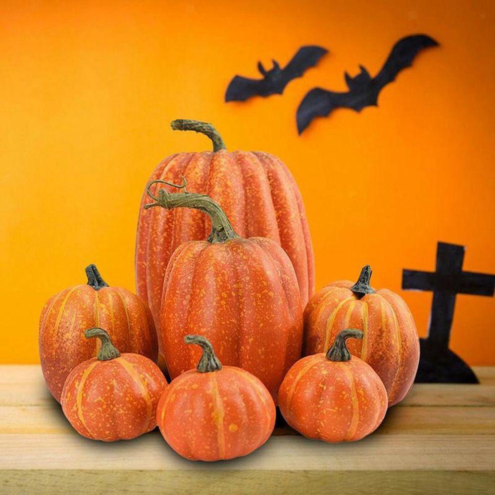 Set 7 Mô Hình Bí Ngô Trang Trí Halloween