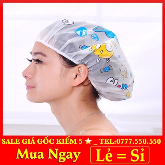 MŨ TRÙM ĐẦU KHI TẮM HÌNH THÚ NGỘC NGHĨNH